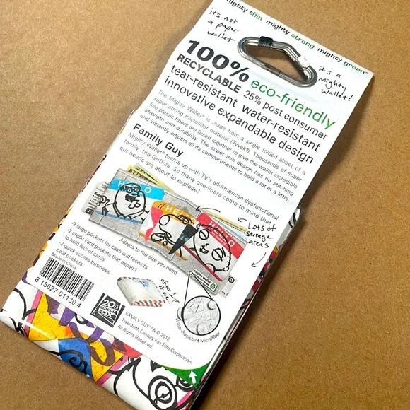 MIGHTY WALLET: FAMILY GUY TYVEK WALLET - Picture 2 of 7